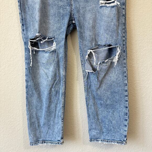 ABERCROMBIE & FITCH The Ankle Straight Jeans Blue Ultra High Rise - Picture 4 of 13